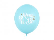 Balionas "Būsima mama", šviesiai mėlynas (30cm)